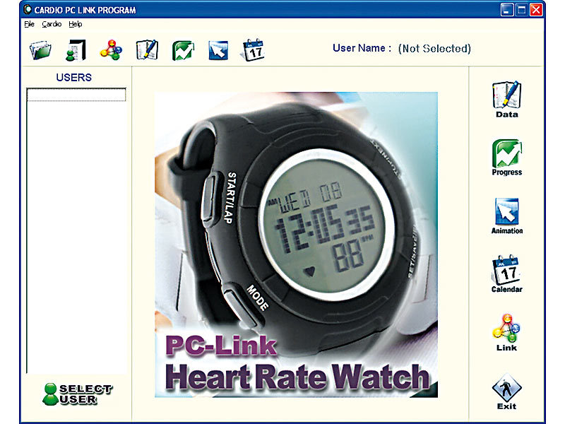 ; Fitness-Armbänder mit Herzfrequenz-Messung und GPS-Streckenaufzeichnung 