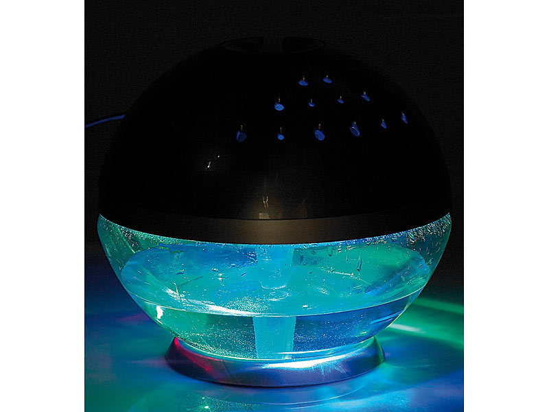 ; Ultraschall-Luftbefeuchter mit Aroma-Diffusoren und Luftfiltern, Ultraschall-Luftbefeuchter mit Aroma-Diffusoren und LEDs 