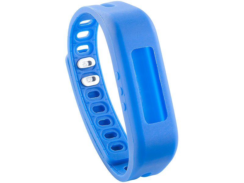newgen medicals Wechsel-Armband für Fitness-Tracker FBT-30 V2, blau; 3D Schrittzähler 3D Schrittzähler 3D Schrittzähler 3D Schrittzähler 
