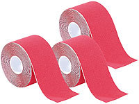 newgen medicals Pack de 3 bandes de kinésiologie pour sport (5 m)  Rouge