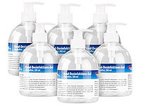 newgen medicals 6er-Set Hand-Desinfektions-Gels im Spender, alkoholfrei, je 500 ml; Desinfektionssprays Desinfektionssprays 