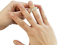 newgen medicals Yin Yang Reflexzonen Stimmulations & Massage-Ring für Finger & Zehen