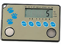 newgen medicals Pedometer (Schrittzähler) mit Körperfett-Messgerät