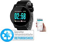 newgen medicals Fitness-Uhr mit Herzfrequenz Versandrückläufer; Fitness-Armbänder mit Bluetooth Fitness-Armbänder mit Bluetooth 