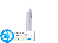 newgen medicals Kompakte Munddusche mit Batteriebetrieb (refurbished); Schallzahnbürste mit Ladestation für USB und Netzstecker, Schallzahnbürsten 