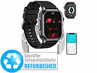 newgen medicals Fitness-Smartwatch mit EKG-, Herzfrequenz-Anzeige, Versandrückläufer