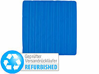 newgen medicals Kühlende Matratzenauflage, 90 x 90 cm, blau Versandrückläufer; Memory-Foam-Rückenkissen Memory-Foam-Rückenkissen 