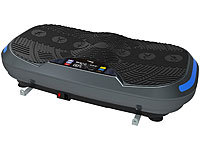 newgen medicals 4D-Vibrationsplatte mit 3 Programmen & 2 Expandern, 300 W, bis 120 kg; Akku-Massagepistolen, Laufbänder Akku-Massagepistolen, Laufbänder 