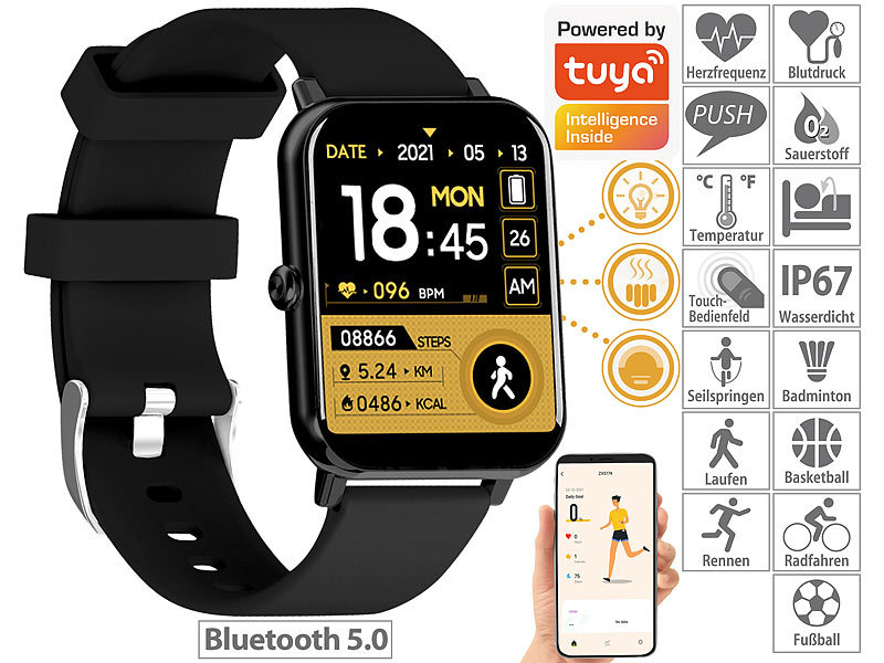 ; Fitness-Armbänder mit Bluetooth 