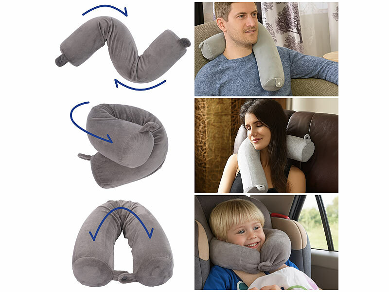 ; Aufblasbare Nackenkissen mit Bezug, Ergonomische Nackenhörnchen-Sets Aufblasbare Nackenkissen mit Bezug, Ergonomische Nackenhörnchen-Sets 