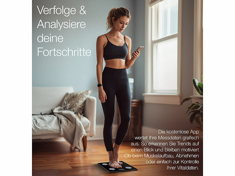 ; Körperanalysewaagen mit Bluetooth Körperanalysewaagen mit Bluetooth Körperanalysewaagen mit Bluetooth 