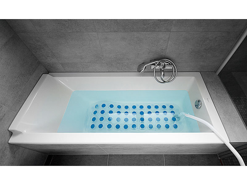 Tapis De Bain, Tapis De Baignoire Step Env. 38X72 Cm, Blanc, 100