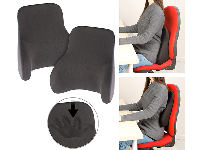 ; Memory-Foam-Rückenkissen Memory-Foam-Rückenkissen Memory-Foam-Rückenkissen Memory-Foam-Rückenkissen 