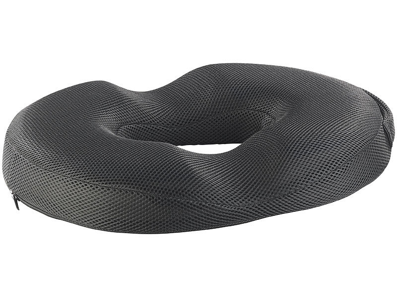 newgen medicals Ergonomisches Ring-Sitzkissen aus Memory-Foam, mit  Gel-Beschichtung