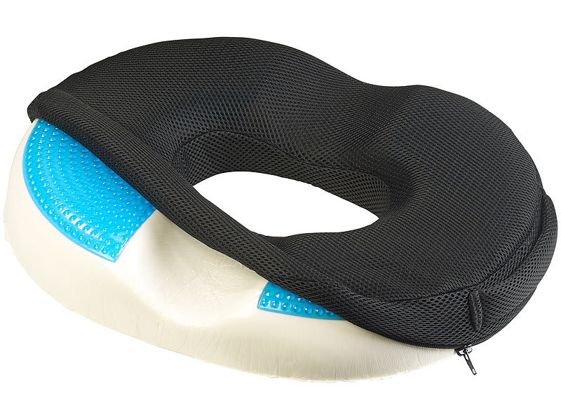 newgen medicals Ergonomisches Ring-Sitzkissen aus Memory-Foam, mit