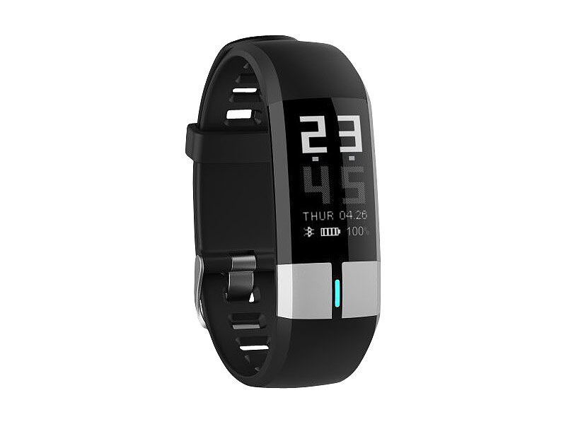 ; Fitness-Armband mit Blutdruck- und Herzfrequenz-Anzeigen, Bluetooth 