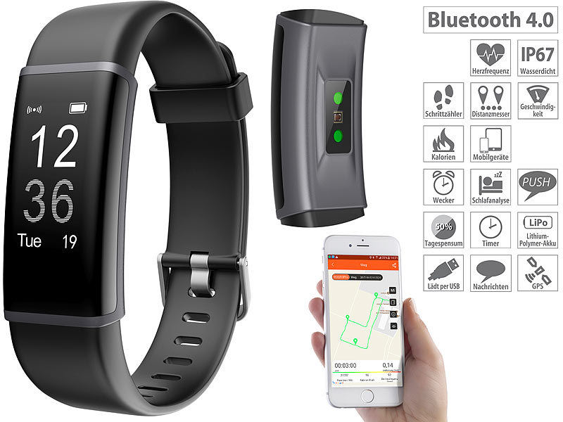 ; Fitness- und Schlaftracker-Ringe mit SOS-Funktion und Touch-Steuerung, Fitness-Armbänder mit Blutdruck-Anzeige und EKG-Aufzeichnung 