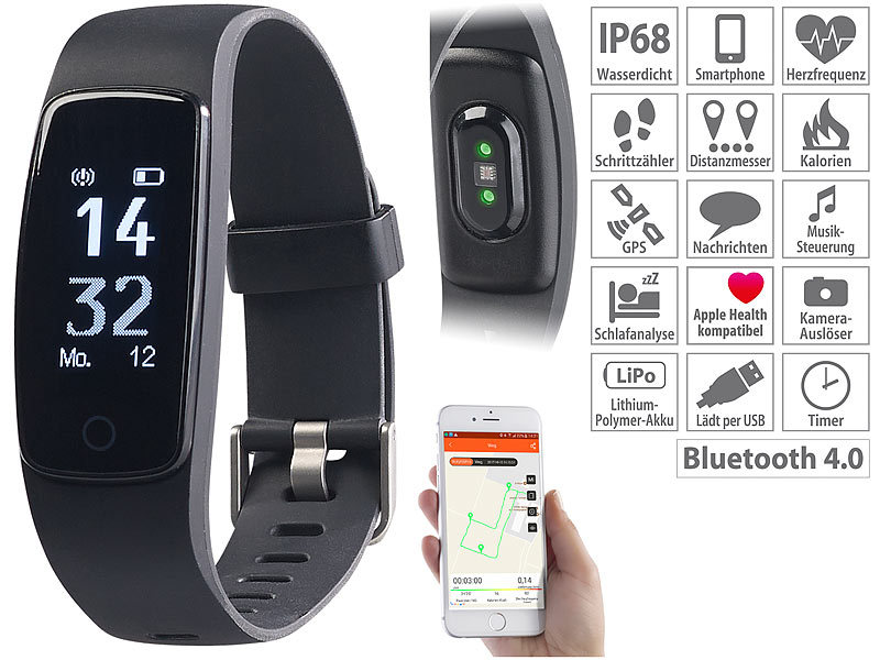 ; Fitness- und Schlaftracker-Ringe mit SOS-Funktion und Touch-Steuerung, Fitness-Armbänder mit Blutdruck-Anzeige und EKG-Aufzeichnung 