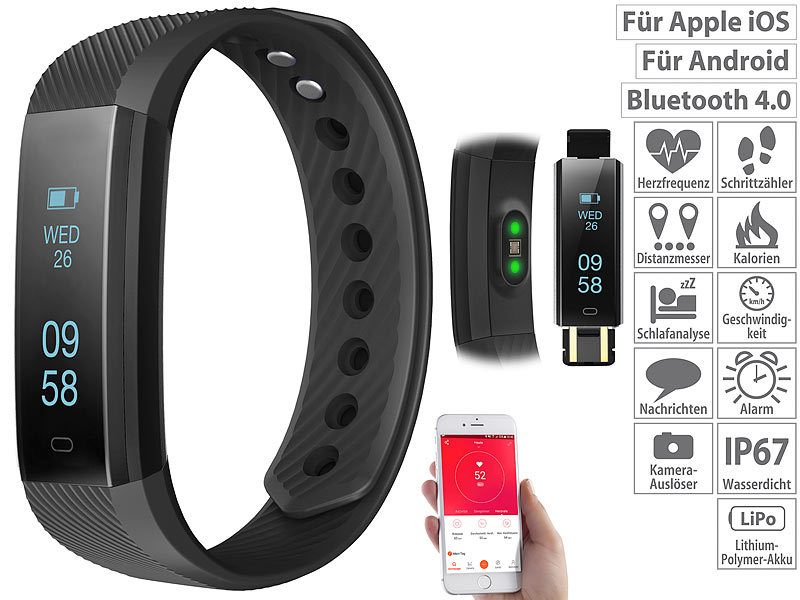 ; Körperanalysewaage und Fitnessarmband Körperanalysewaage und Fitnessarmband 