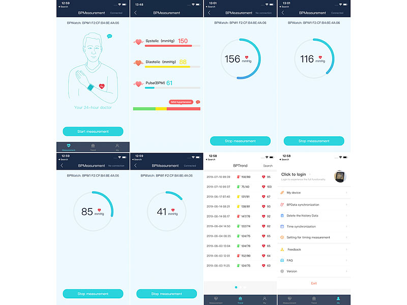 ; Fitness-Armbänder mit Blutdruck-Anzeige und EKG-Aufzeichnung Fitness-Armbänder mit Blutdruck-Anzeige und EKG-Aufzeichnung Fitness-Armbänder mit Blutdruck-Anzeige und EKG-Aufzeichnung 