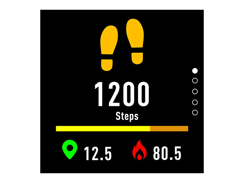 ; GPS-Tracker, Schwimm-UhrenFitness-Uhren transreflektive Always-on-Displays ablesbareFitness-TrackerFitness-Armbänder transreflektive DisplaysSportuhren TouchscreensSportuhren Touch-DisplaysActivity-TrackerSportuhr SchwimmenSchwimmen Schwimmsport wasserdichte wasserfeste G-Sensoren transreflektive transflektiveSmart-Armbänder 