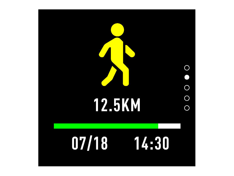 ; GPS-Tracker, Schwimm-UhrenFitness-Uhren transreflektive Always-on-Displays ablesbareFitness-TrackerFitness-Armbänder transreflektive DisplaysSportuhren TouchscreensSportuhren Touch-DisplaysActivity-TrackerSportuhr SchwimmenSchwimmen Schwimmsport wasserdichte wasserfeste G-Sensoren transreflektive transflektiveSmart-Armbänder 