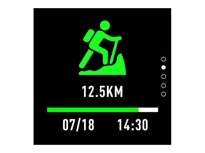 ; GPS-Tracker, Schwimm-UhrenFitness-Uhren transreflektive Always-on-Displays ablesbareFitness-TrackerFitness-Armbänder transreflektive DisplaysSportuhren TouchscreensSportuhren Touch-DisplaysActivity-TrackerSportuhr SchwimmenSchwimmen Schwimmsport wasserdichte wasserfeste G-Sensoren transreflektive transflektiveSmart-Armbänder 