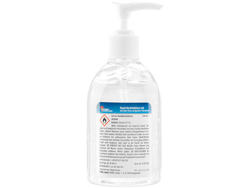 ; Desinfektionssprays 