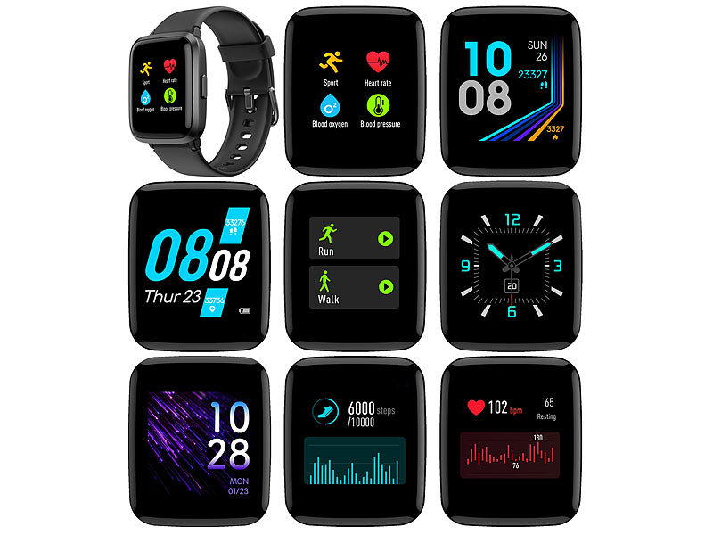 ; Smart-Watches Sport wasserdicht 