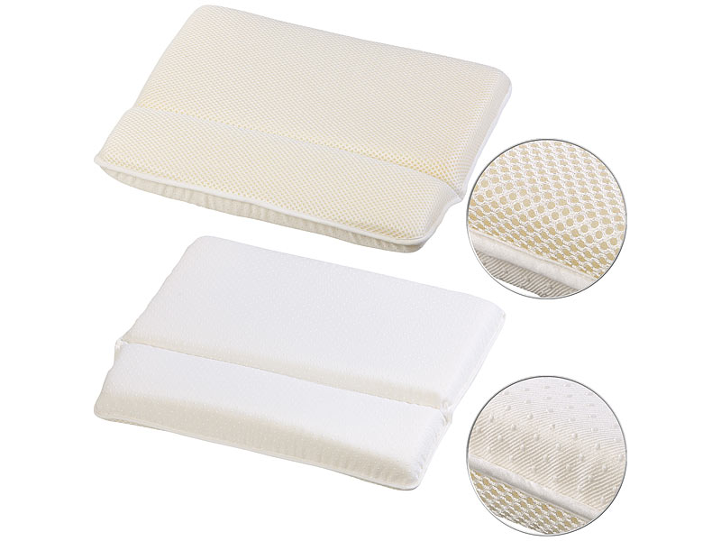 newgen medicals Rückenkissen Auto: 2er-Set Memory-Foam