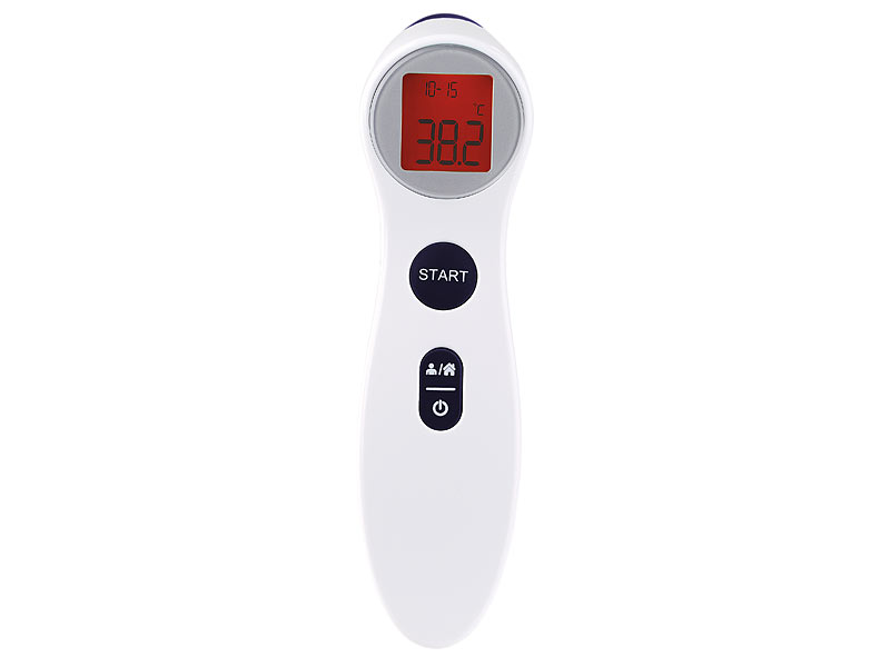 newgen medicals Ohrthermometer: Medizinisches  Mini-Infrarot-Fieberthermometer für Ohr- & Stirnmessung (Fiebermesser,  Infrarotfieberthermometer