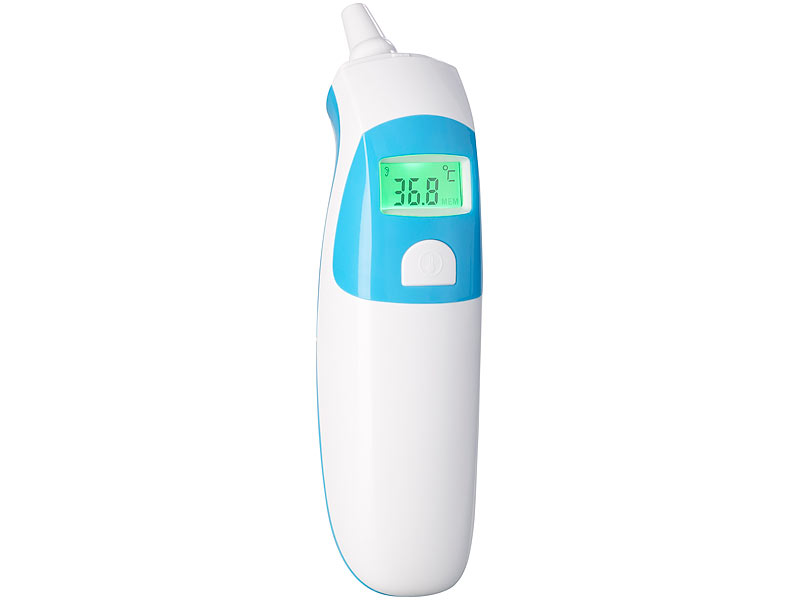 newgen medicals Stirnthermometer: Medizinisches 2in1-Infrarot-Stirn- &  Oberflächen-Thermometer (Fiebermessgerät, Kontaktlose Thermometer,  Gesundheit)