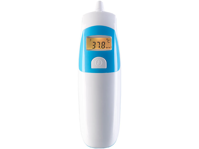 newgen medicals Ohrthermometer: Medizinisches  Mini-Infrarot-Fieberthermometer für Ohr- & Stirnmessung (Fiebermesser,  Infrarotfieberthermometer