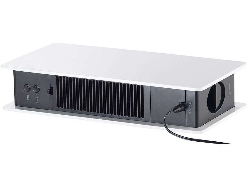 ; USB-Luftreiniger mit 2 Filtern und Ionisator 