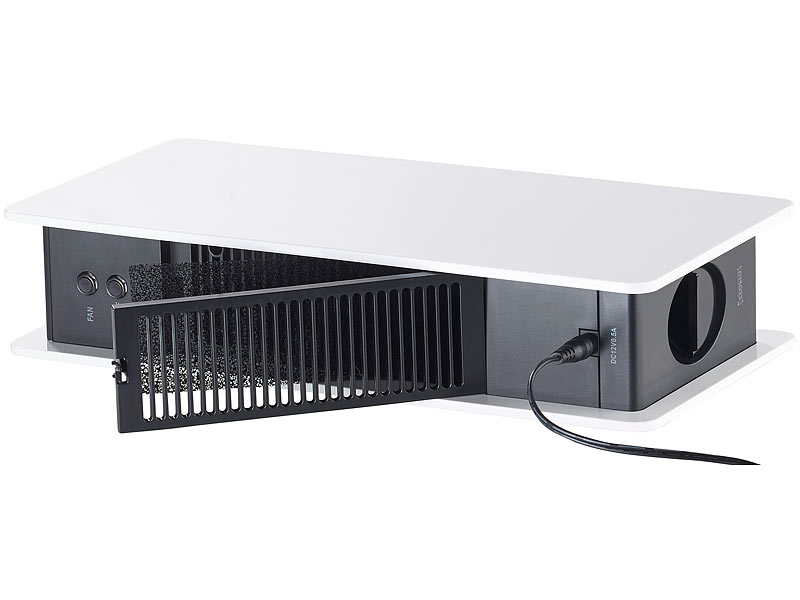 ; USB-Luftreiniger mit 2 Filtern und Ionisator 