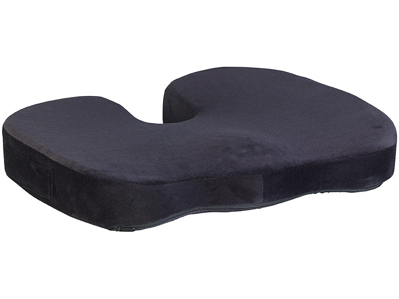 newgen medicals Coussin d'assise à mémoire de forme avec gel et revêtement  antidéra