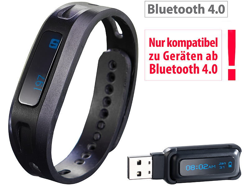 ; Fitness-Smartwatches, ELESION-kompatibel, Bluetooth & App 
