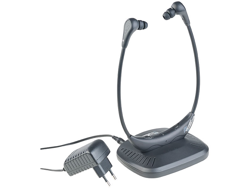 ; Hörhilfen mit Integrierten Mikrofonen und Audio-Anschluss per Klinke 