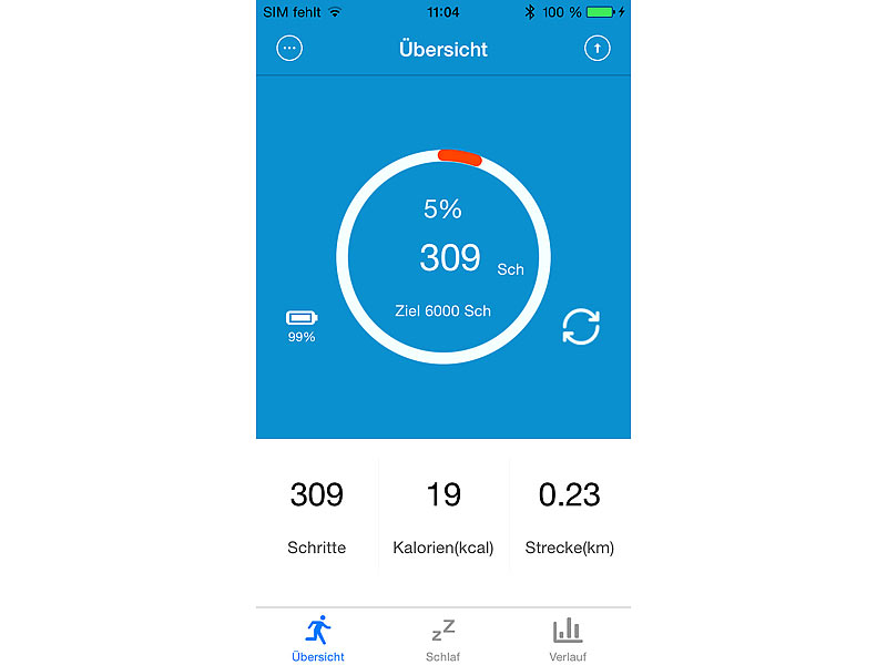 ; Fitness-Smartwatches, ELESION-kompatibel, Bluetooth & App 