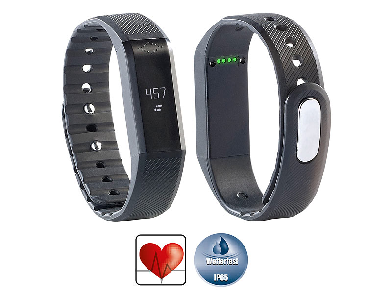 ; Fitness-Smartwatches, ELESION-kompatibel, Bluetooth & App 