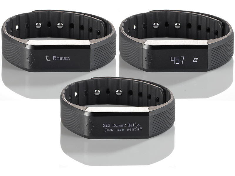 ; Fitness-Smartwatches, ELESION-kompatibel, Bluetooth & App 