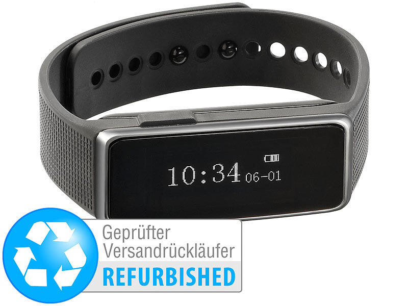; Fitness-Smartwatches, ELESION-kompatibel, Bluetooth & App 
