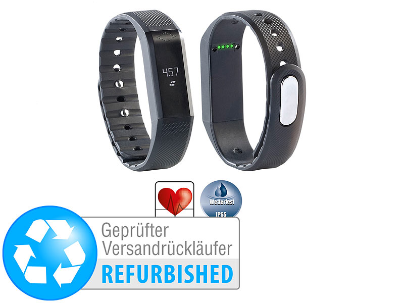 ; Fitness-Smartwatches, ELESION-kompatibel, Bluetooth & App 