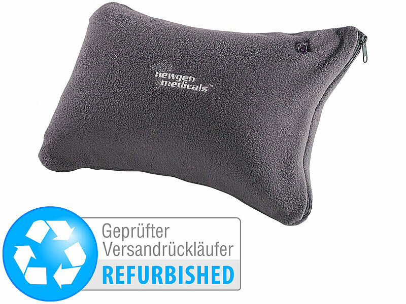 ; Aufblasbare Nackenkissen mit Bezug 