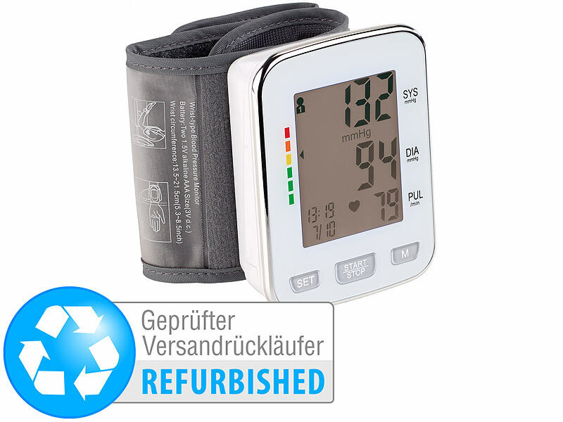 ; Fitness-Armbänder mit Blutdruck-Anzeige und EKG-Aufzeichnung 