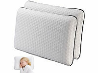 newgen medicals Ergonomisches Kopfkissen, Kleines Kopfkissen; Memory-Foam-Nackenhörnchen Memory-Foam-Nackenhörnchen Memory-Foam-Nackenhörnchen 