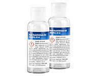 newgen medicals 2x Hand-Desinfektions-Gel in Spender-Fläschchen, alkoholfrei, je 60 ml