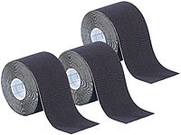 3 bandes de kinésiologie pour sport (5 m)  Noir