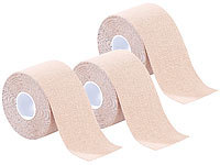 newgen medicals Kinesiologie-Tape aus Baumwollgewebe, 3er-Set, beige; Akku-Massagepistolen Akku-Massagepistolen Akku-Massagepistolen Akku-Massagepistolen 