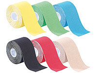 newgen medicals Kinesiologie-Tapes, Baumwollgewebe, 5 cm x 5 m 6er-Set